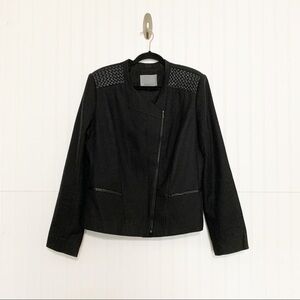Classiques Entier XL Leather Yoke Moto Jacket
